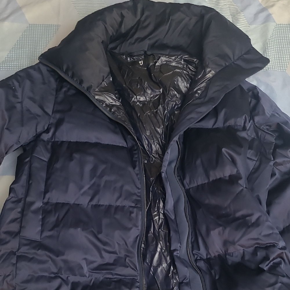 Navy Puffer Jacket